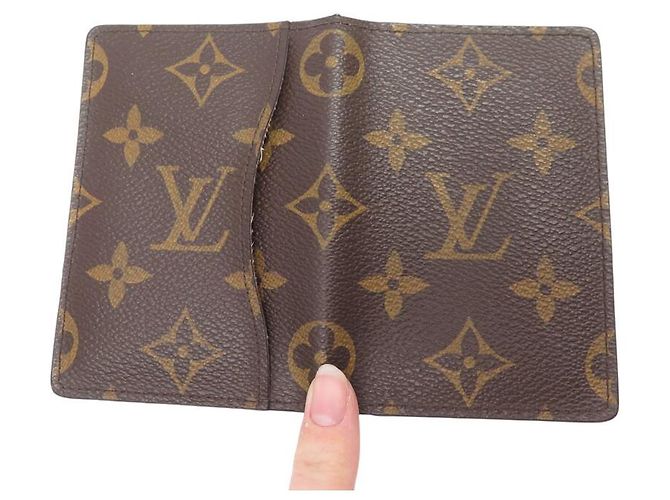 NEUER LOUIS VUITTON MONOGRAM CANVAS TASCHENORGANIZER KARTENHALTER GELDBÖRSE Braun - Ansicht 6