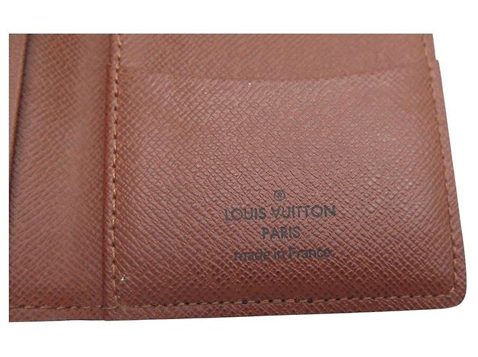 NEUER LOUIS VUITTON MONOGRAM CANVAS TASCHENORGANIZER KARTENHALTER GELDBÖRSE Braun - Ansicht 7