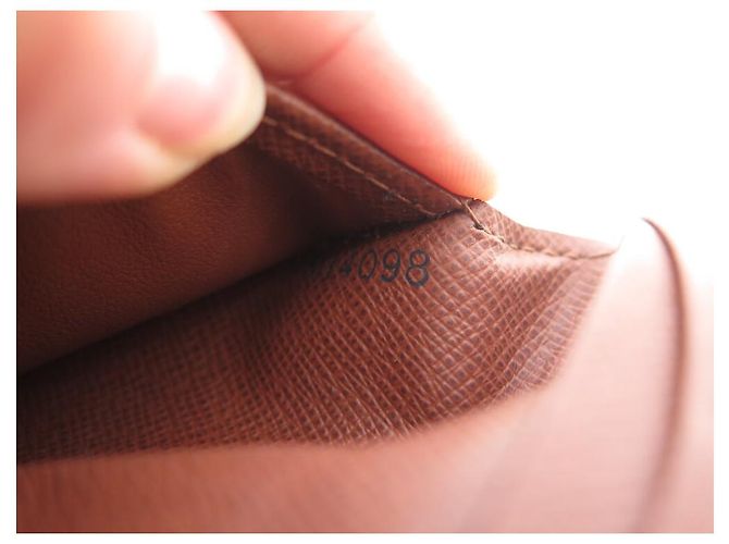 NEUER LOUIS VUITTON MONOGRAM CANVAS TASCHENORGANIZER KARTENHALTER GELDBÖRSE Braun - Ansicht 8