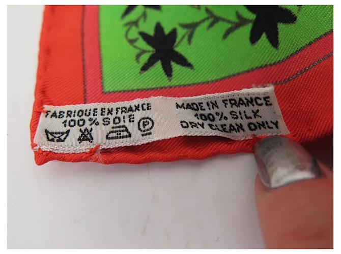 Hermès FULAR HERMES KACHINAS KERMIT OLIVER 90 SETA MULTICOLOR Multicolore - vista 10