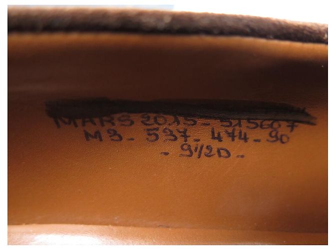 JM WESTON WOOLTON 474 Wildleder-Mokassins 9.5D 43.5 Schuhspanner - Ansicht 10