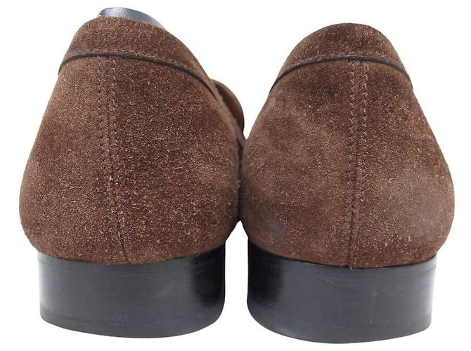 JM WESTON WOOLTON 474 Wildleder-Mokassins 9.5D 43.5 Schuhspanner - Ansicht 6