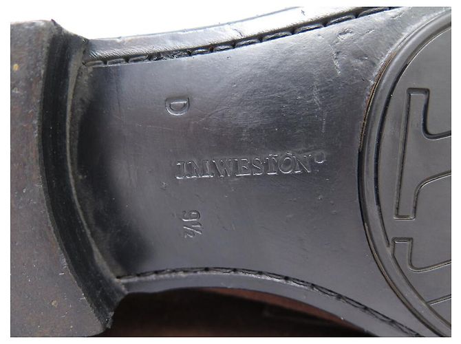 JM WESTON WOOLTON 474 Wildleder-Mokassins 9.5D 43.5 Schuhspanner - Ansicht 8