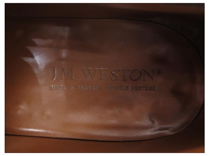 JM WESTON WOOLTON 474 Wildleder-Mokassins 9.5D 43.5 Schuhspanner - Ansicht 9
