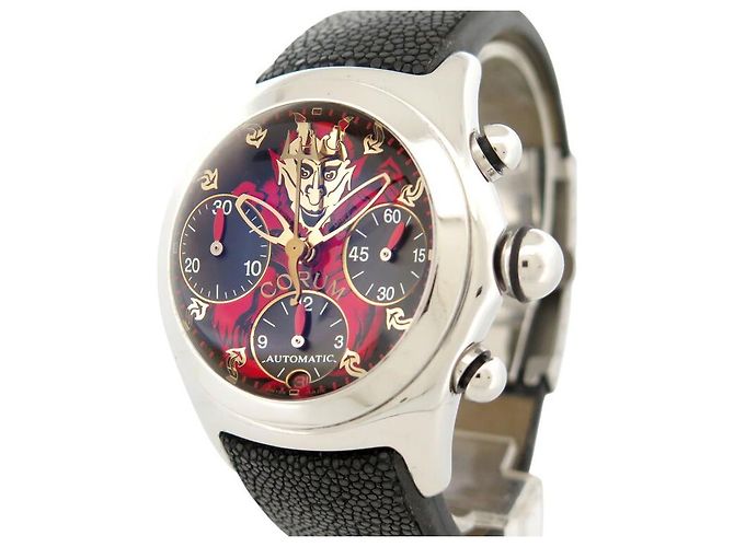 CORUM BUBBLE LUCIFER 28534020 AUTOMÁTICO 45 MM CRONÓGRAFO EDIÇÃO LIMITADA Prata - vista 3