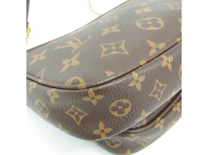 Louis Vuitton Monogram Multi Pochette Accessori Cachi Monogramma - vista 4