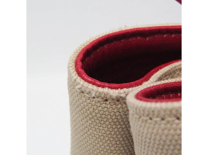Damentasche Prada BN2887 Rot Beige - Ansicht 13