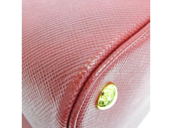 Damentasche Prada BN2887 Rot Beige - Ansicht 6