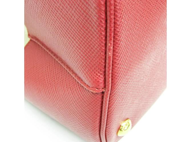 Damentasche Prada BN2887 Rot Beige - Ansicht 7