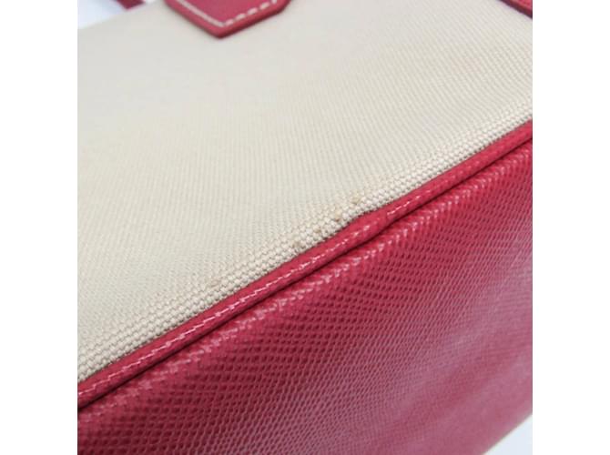 Damentasche Prada BN2887 Rot Beige - Ansicht 8