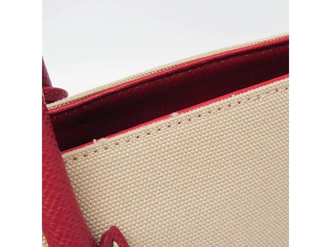 Damentasche Prada BN2887 Rot Beige - Ansicht 9