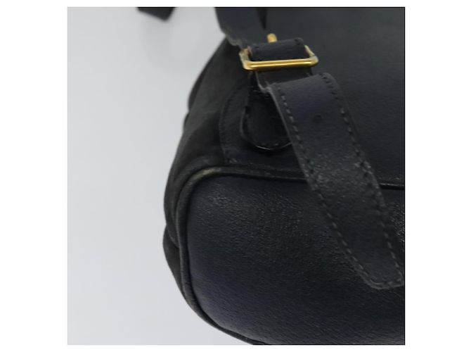 Bamboo Zaino GUCCI in pelle scamosciata blu navy e oro 003 1956 0030 Auth BA1984 D'oro - vista 17