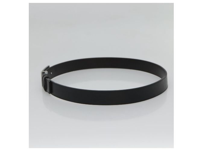 GUCCI Gürtel aus Leder 81,5-34,3"" schwarz silber authentisch bs25928 - Ansicht 5