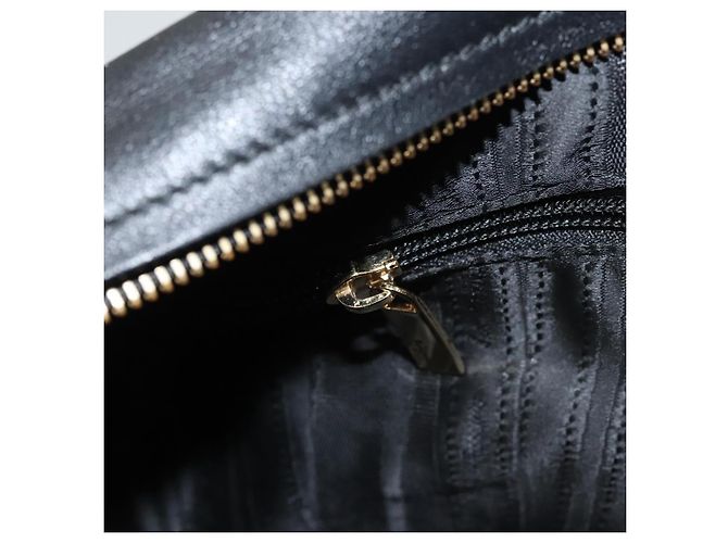 Borsa a tracolla Salvatore Ferragamo Gancini in pelle marrone e oro autentica 124617 - vista 23