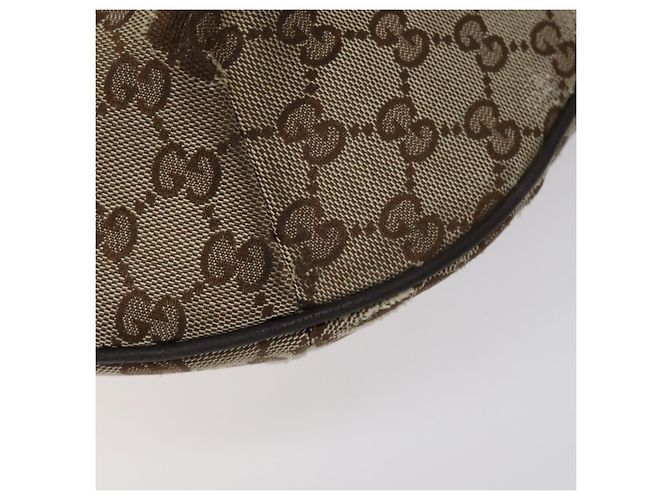 Borsa a Spalla GG Canvas GUCCI Beige Argento 181092 Auth gh139 - vista 15