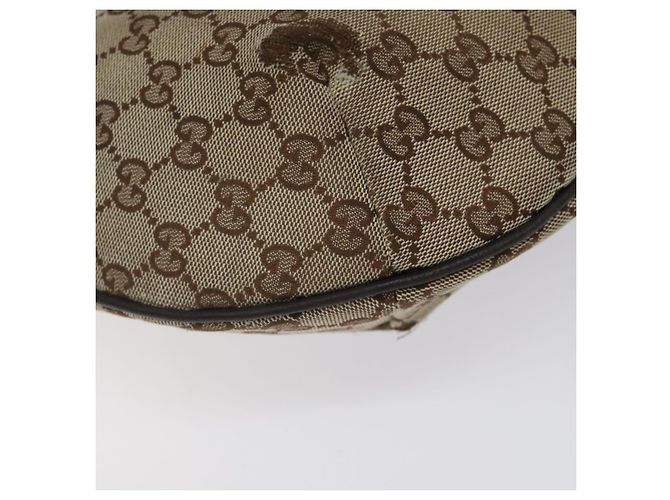 Borsa a Spalla GG Canvas GUCCI Beige Argento 181092 Auth gh139 - vista 16