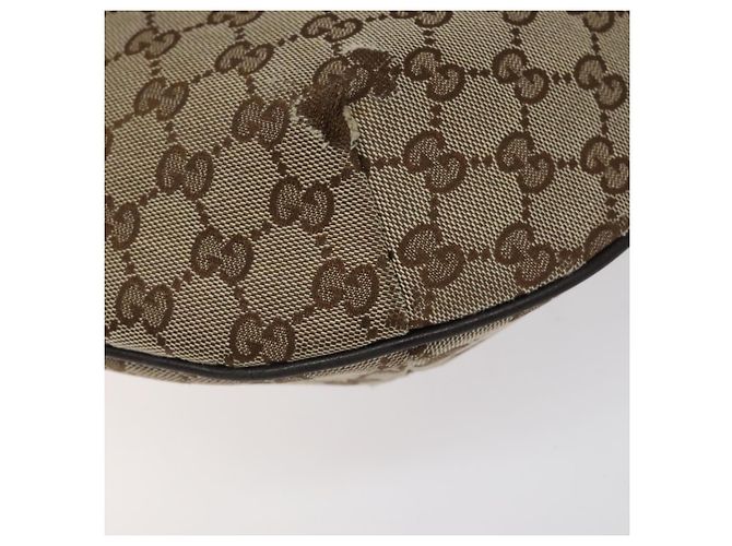Borsa a Spalla GG Canvas GUCCI Beige Argento 181092 Auth gh139 - vista 17