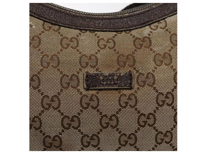 Borsa a Spalla GG Canvas GUCCI Beige Argento 181092 Auth gh139 - vista 18
