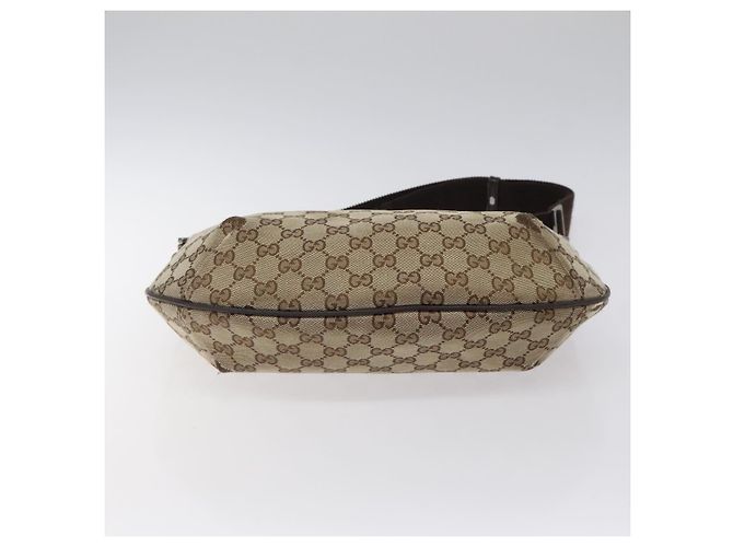 Borsa a Spalla GG Canvas GUCCI Beige Argento 181092 Auth gh139 - vista 5