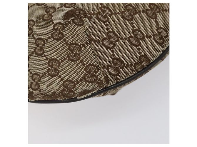 Borsa a Spalla GG Canvas GUCCI Beige Argento 181092 Auth gh139 - vista 8