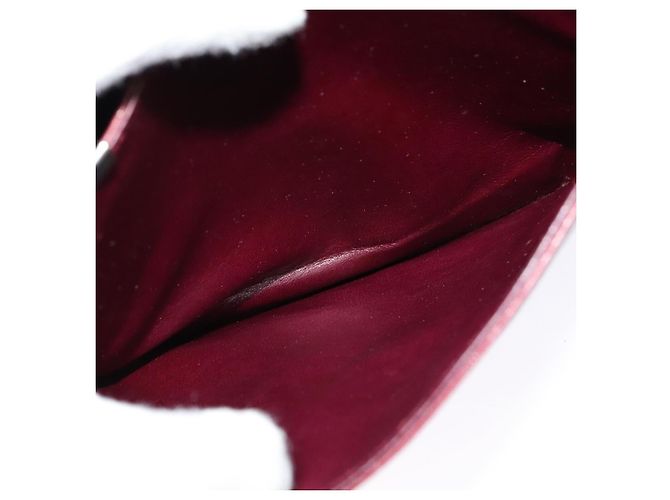 BALLY Borsa a Spalla in Pelle Bordeaux Oro Auth BA1889 D'oro Bordò - vista 21