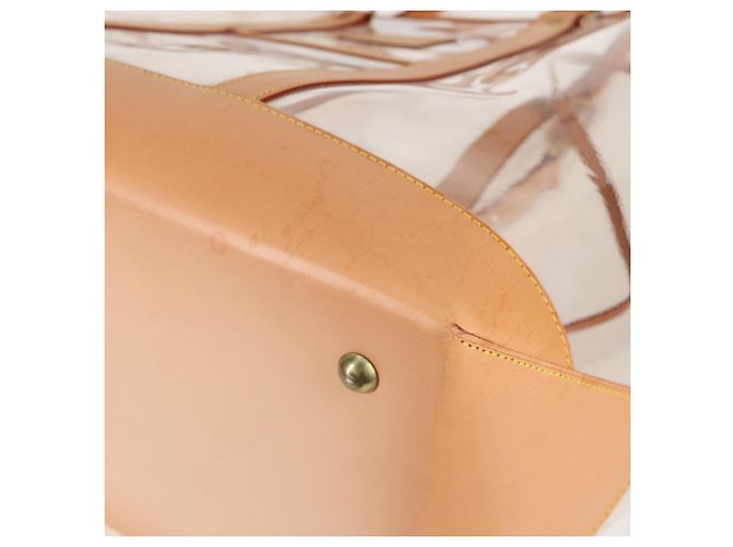 LOUIS VUITTON Borsa Tote Isaac Mizrahi Vinile Pelle Trasparente M99027 Auth 124651SAV - vista 16