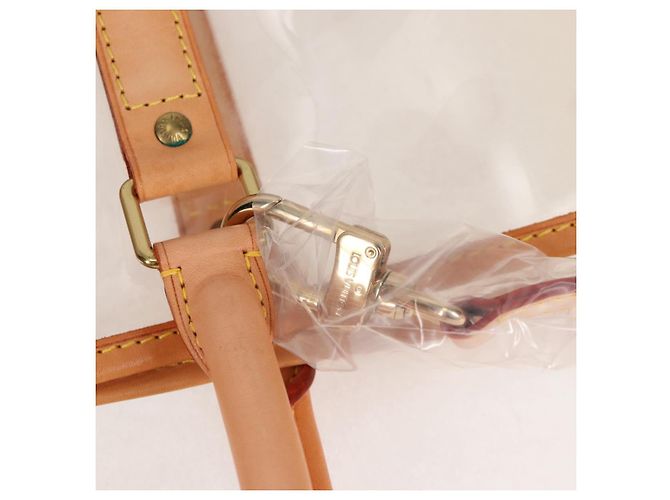 LOUIS VUITTON Borsa Tote Isaac Mizrahi Vinile Pelle Trasparente M99027 Auth 124651SAV - vista 19