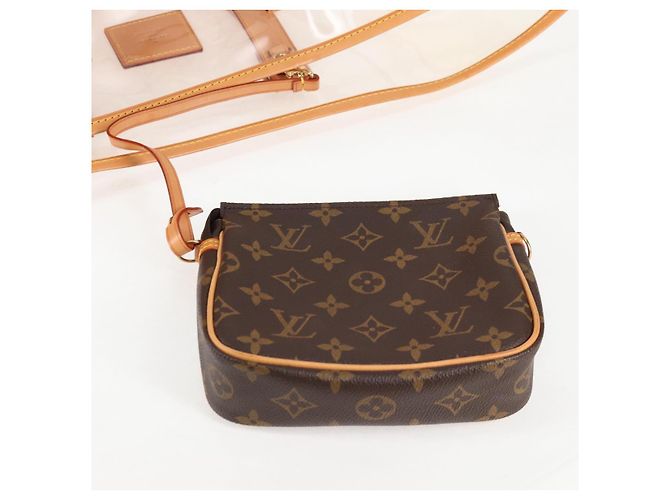 LOUIS VUITTON Borsa Tote Isaac Mizrahi Vinile Pelle Trasparente M99027 Auth 124651SAV - vista 26