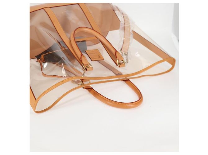 LOUIS VUITTON Borsa Tote Isaac Mizrahi Vinile Pelle Trasparente M99027 Auth 124651SAV - vista 6