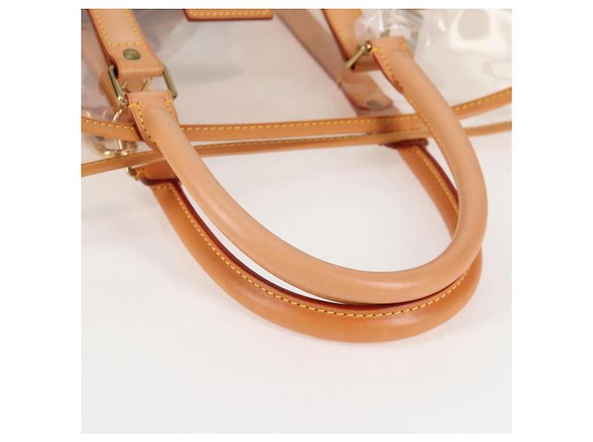 LOUIS VUITTON Borsa Tote Isaac Mizrahi Vinile Pelle Trasparente M99027 Auth 124651SAV - vista 7