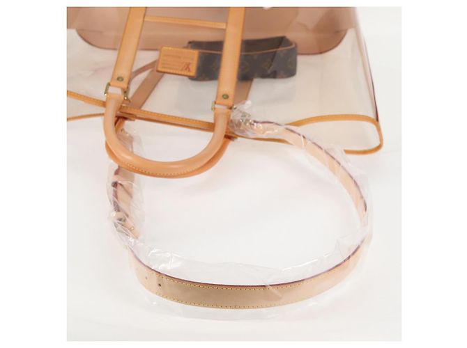 LOUIS VUITTON Borsa Tote Isaac Mizrahi Vinile Pelle Trasparente M99027 Auth 124651SAV - vista 8