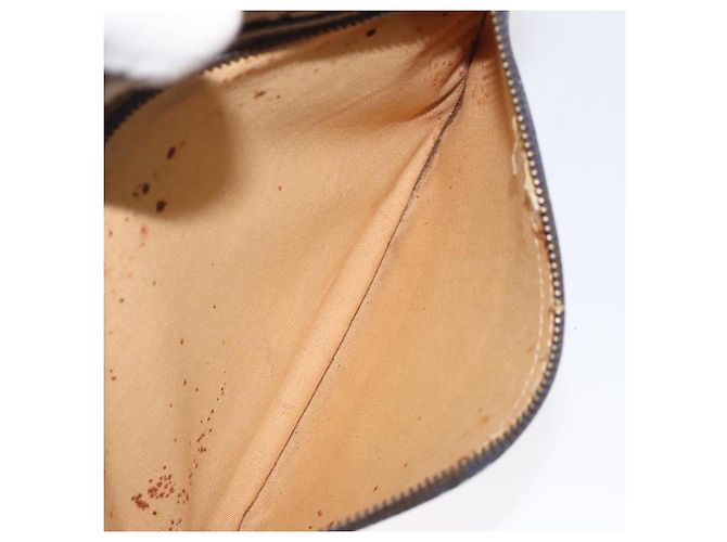 Céline CELINE C Sulky Schultertasche aus Segeltuch in Marineblau und Gold Auth BA1890 Golden - Ansicht 12