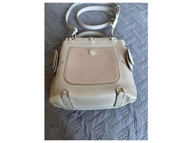 Borsa a mano Tod's Wave in pelle color eggshell Bianco sporco - vista 5