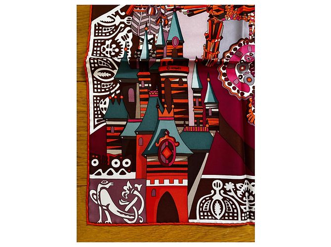 Quadrato Hermès 90 Zabavushka Multicolore - vista 4