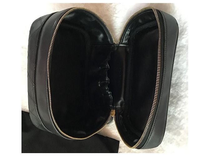 Borsa Vanity Chanel Nero - vista 4