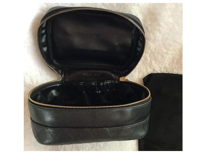 Borsa Vanity Chanel Nero - vista 5