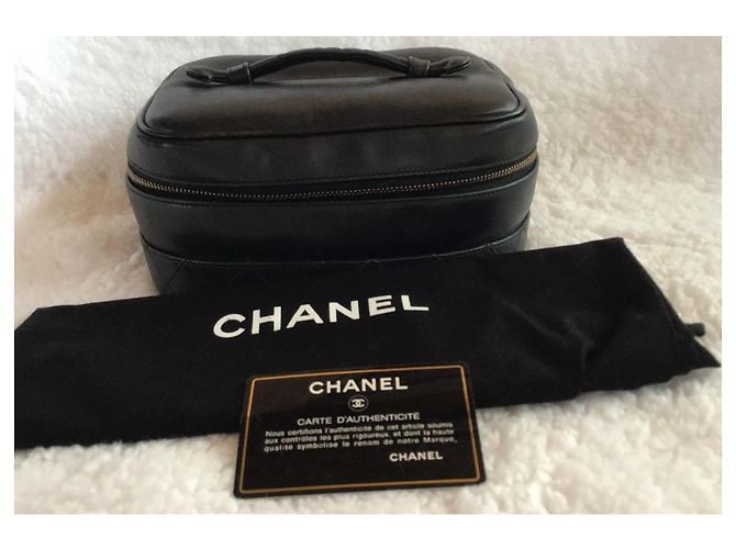 Borsa Vanity Chanel Nero - vista 6