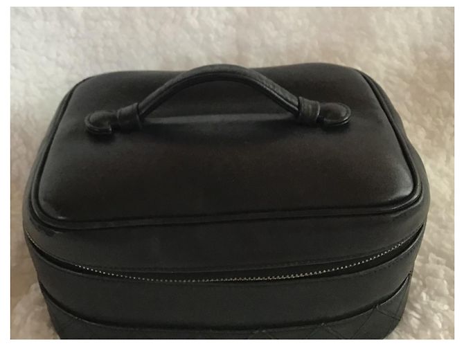 Borsa Vanity Chanel Nero - vista 7