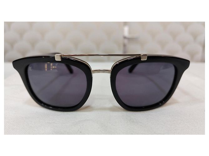 Gafas de sol Louis Vuitton Z0364W Negras Plateadas Marrón oscuro - vista 2