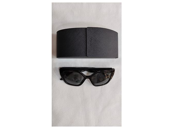 Gafas de sol Prada SPR 24X Cat Eye Negras Negro - vista 2