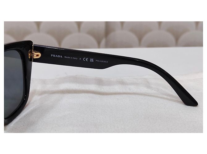 Gafas de sol Prada SPR 24X Cat Eye Negras Negro - vista 6