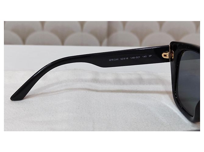 Gafas de sol Prada SPR 24X Cat Eye Negras Negro - vista 7