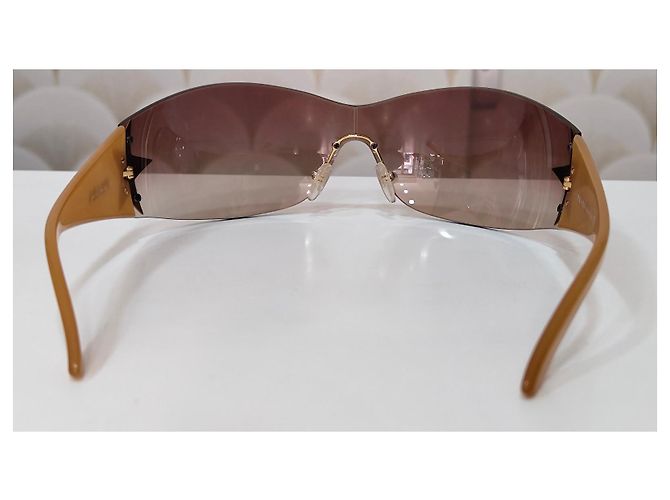Gafas de sol Prada Mask Shield Beige - vista 3