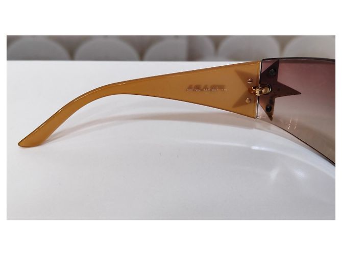 Gafas de sol Prada Mask Shield Beige - vista 8