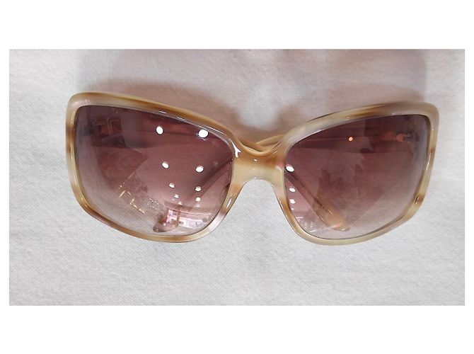 Dior Sonnenbrille Oversized Quadratisch Beige - Ansicht 13