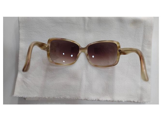 Dior Sonnenbrille Oversized Quadratisch Beige - Ansicht 14