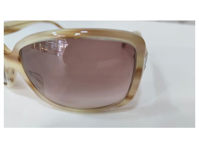 Dior Sonnenbrille Oversized Quadratisch Beige - Ansicht 15