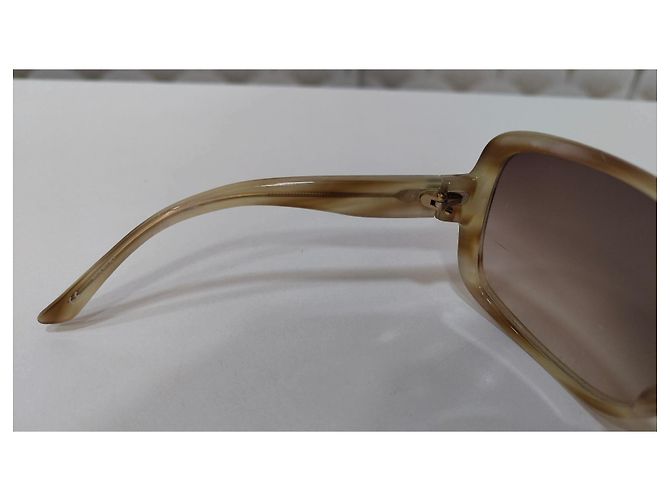 Dior Sonnenbrille Oversized Quadratisch Beige - Ansicht 16