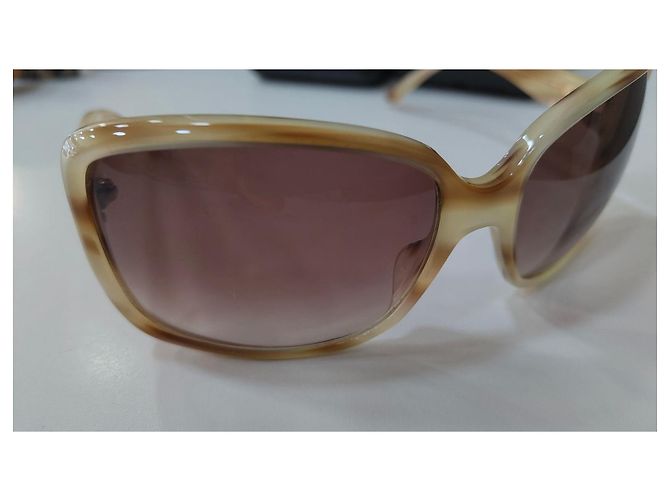 Dior Sonnenbrille Oversized Quadratisch Beige - Ansicht 6