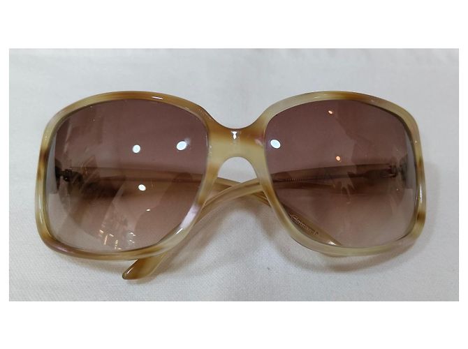Dior Sonnenbrille Oversized Quadratisch Beige - Ansicht 8